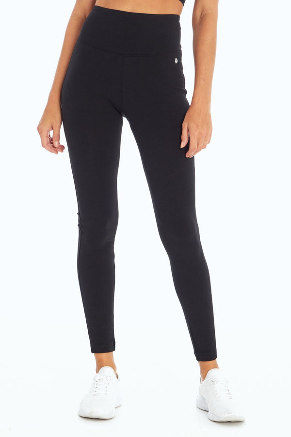 Bally Total Fitness Women's Cami High Rise Tummy Control Pocket Legging,  Black, Small at  Women's Clothing store