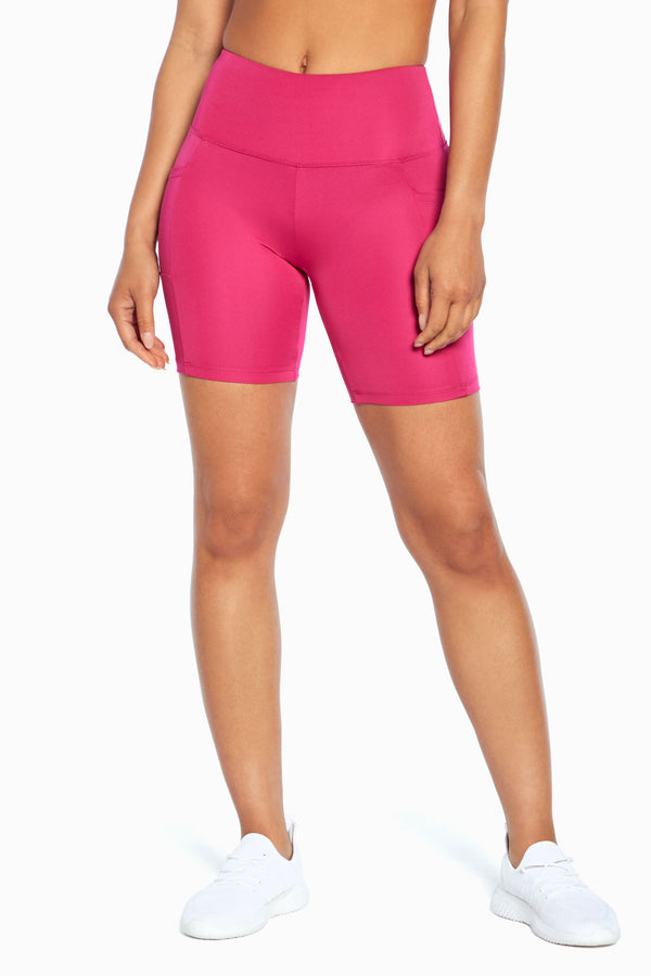 High Rise Side Pocket Shorts - Bally Total Fitness®