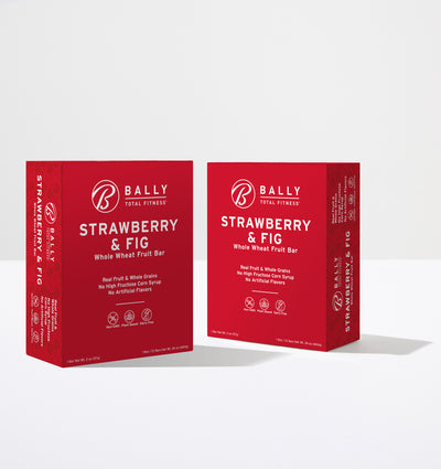 BALLY NUTRITION Strawberry & Fig Whole Wheat Fruit Bar