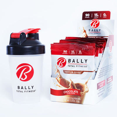BALLY TOTAL FITNESS® 12oz Shaker Cup w/ Protein Shake Box