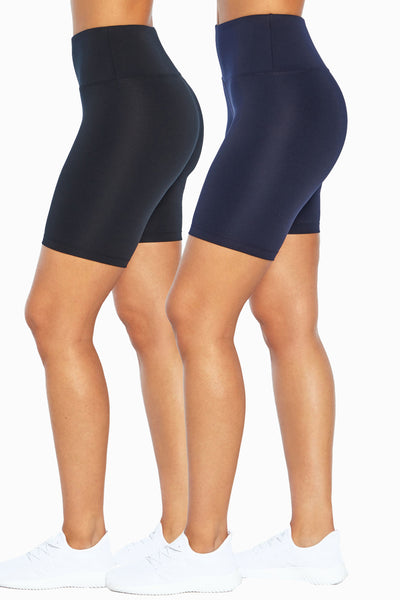 High Waisted 7" Shorts (2 Pack)